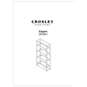 Crosley CF1411 Etagere manual cover