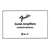 Fender Fender 15 Amplifier manual cover