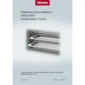 Miele DGC 7585 Oven manual cover