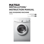 Matsui M510WM16G manual cover