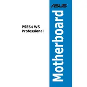 ASUS P5E64 WS Professional Motherboard manual cover