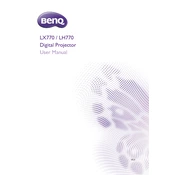 BenQ LX770 manual cover