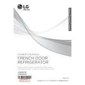 LG LFX25973ST Refrigerator manual cover