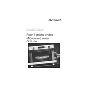 Brandt CE3610W Microwave Oven manual cover