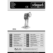 Scheppach DP40 5906812901 Drill manual cover