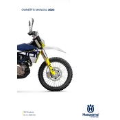 Husqvarna 701 Enduro 2023 Motorcycle manual cover