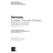 Kenmore BC3005 Vacuum manual cover