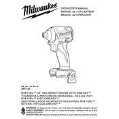 Milwaukee M18 Fuel 2857-20 Driver manual cover