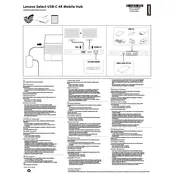 Lenovo USB-C 4K Mobile Hub Adapter manual cover