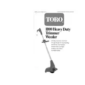 Toro 1100 51319 Trimmer manual cover