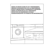 De Dietrich DLZ491JU1 Washing Machine manual cover