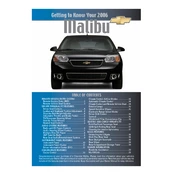 Chevrolet Malibu 2006 manual cover