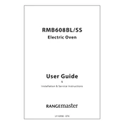 Rangemaster RMB608BL SS manual cover