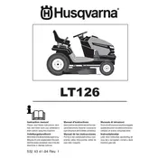 Husqvarna LT126 Lawn Mower