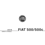 Fiat 500 2019 Hatchback manual cover