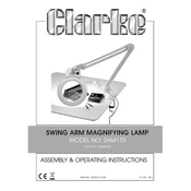 Clarke 54605338 SAM170 Swing Arm Magnifying Lamp manual cover