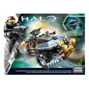 Mega Construx Mattel Halo Dual Mode Warthog DPJ92 Construction Set manual cover