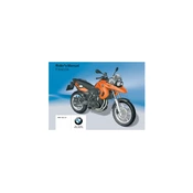 BMW F 650 GS 2010 Motorcycle manual cover