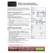 Snap-on Modis Family Scanner manual cover