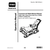 Toro Turbo Force 91-cm 30071 Mower manual cover