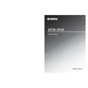 Yamaha HTR-5950 Receiver manual cover