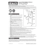 Sealey PPF20 Hydraulic Press manual cover