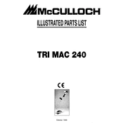 McCulloch Tri Mac 240 manual cover