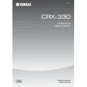 Yamaha CRX-330 Receiver manual cover