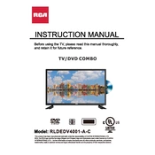 RCA RLDEDV4001-A-C TV manual cover