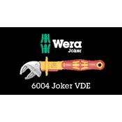 Wera 6004 Joker VDE 4 Set 1 VDE Wrench manual cover