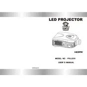 Pyle PRJLE55 Projector manual cover