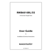 Rangemaster 10 Function Single RMB6010BL SS manual cover