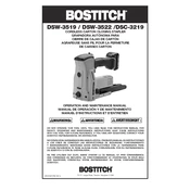 Bostitch DSW-3519 Stapler manual cover