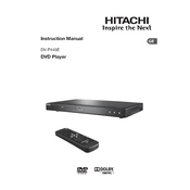 Hitachi DV-P445E manual cover