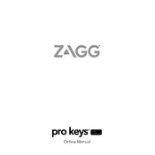 Zagg Pro Keys With Trackpad Keyboard manual cover