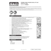 Sealey 1153SUV Trolley Jack manual cover