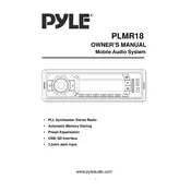 Pyle PLMR18 Radio manual cover