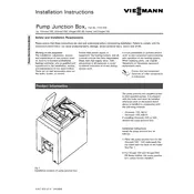 Viessmann Vitorond 100 Pump Junction Box Accessory manual cover