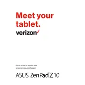 ASUS ZenPad Z10 (ZT500KL Verizon exclusive) Tablet manual cover