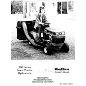 Toro Wheel Horse 32-12BEA3 Tractor manual cover