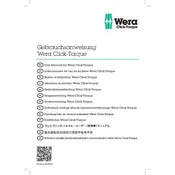 Wera Click-Torque A 5 Wrench manual cover