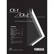 Yamaha CX-1 Amplifier manual cover