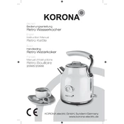 Korona 20665 Kettle manual cover