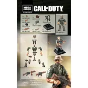 Mega Construx Mattel Call of Duty Captain Price GNV42 Construction Set manual cover