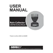 Davis 6464 Rain Collector manual cover