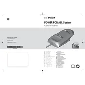 Bosch AL 18V-20 Pump manual cover