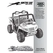 Power Wheels Mattel Arctic Cat 650 L2170 Toy manual cover