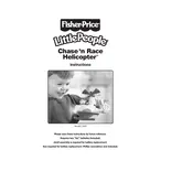 Fisher Price Mattel Little People Helicopter 77859 Toy manual cover