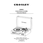 Crosley CR8005F Turntable manual cover