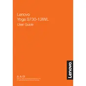 Lenovo IdeaPad Yoga S730-13IWL Laptop manual cover